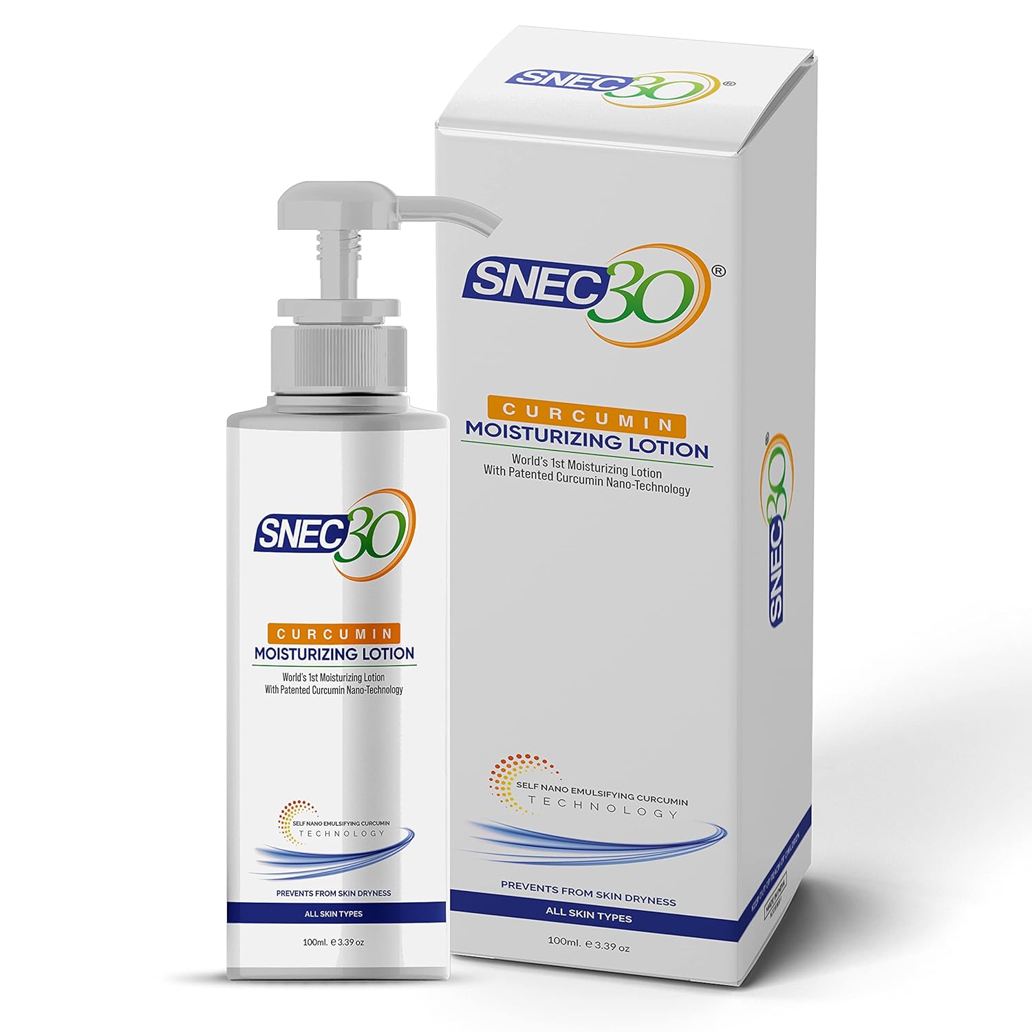 Snec30 Curcumin Non Sticky Moisturizing Lotion - 100 Gms