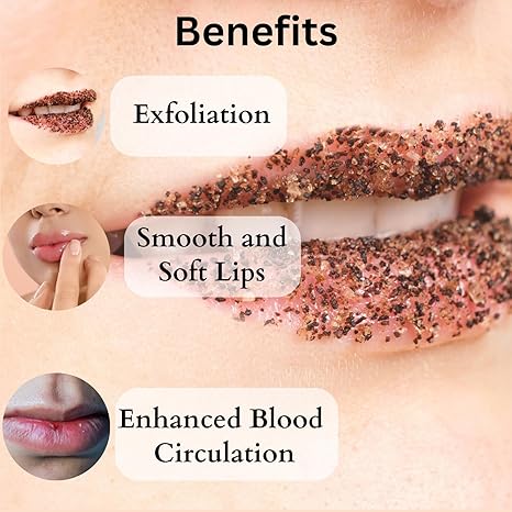 Dermistry Coffee Exfoliating Lightening Brightening Lip Scrub - 15 ml