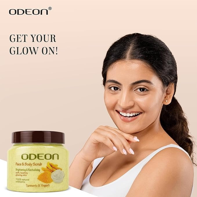 Odeon Turmeric & Yogurt Body Scrub - 300 ml