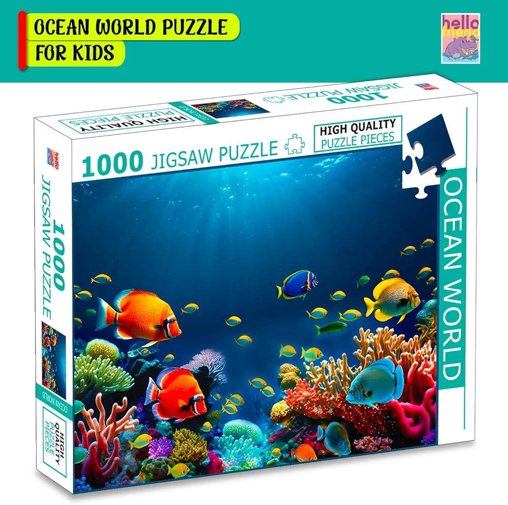 Hello Friend Ocean World Jigsaw Puzzle 1000 Piece Puzzle Underwater & Marine