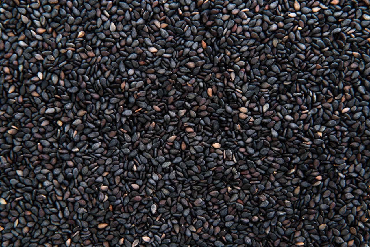 AURADRY Black Sesame Seeds for Eating | Whole Fresh and Natural Unhulled Kale Till | Black Til Seed for Weight Management, Indian Spice | Kaale Til
