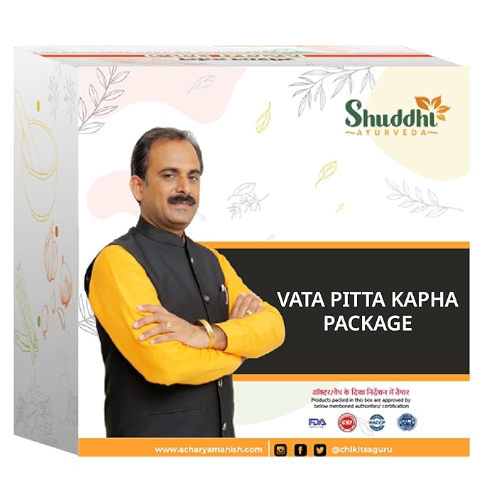 Shuddhi Vata Pitta & Kapha Package Kit For Wellness & Detox 20 Days - 300 gms