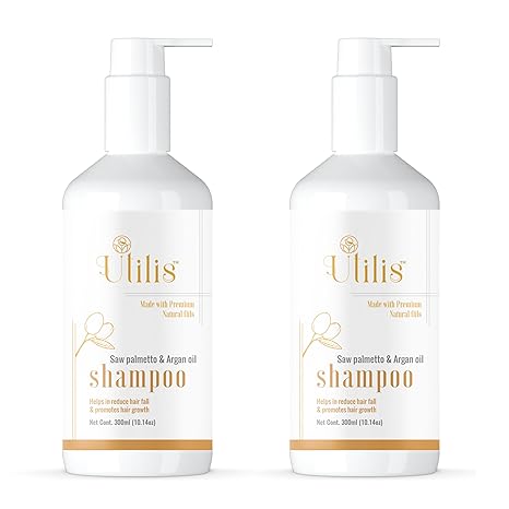 Utilis Shampoo With Saw Palmetto Argan Oil - 300 ml