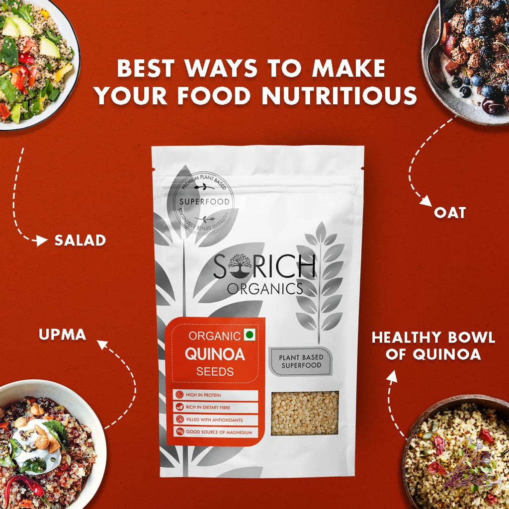 Sorich Organics Raw Sunflower for Eating | Unroasted Sunflower Seeds Kernel | High Protein, High Fiber, Vitamin E Rich Healthy Snack