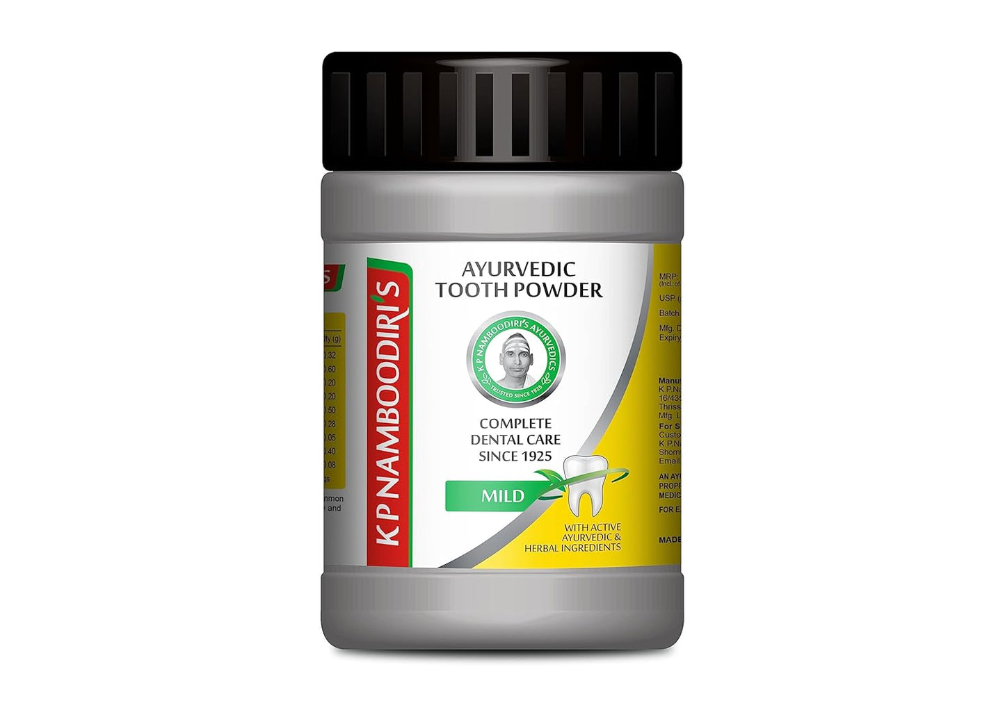 K P Namboodiris Dantadhavanachoornam - 80 gms (Pack of 4)