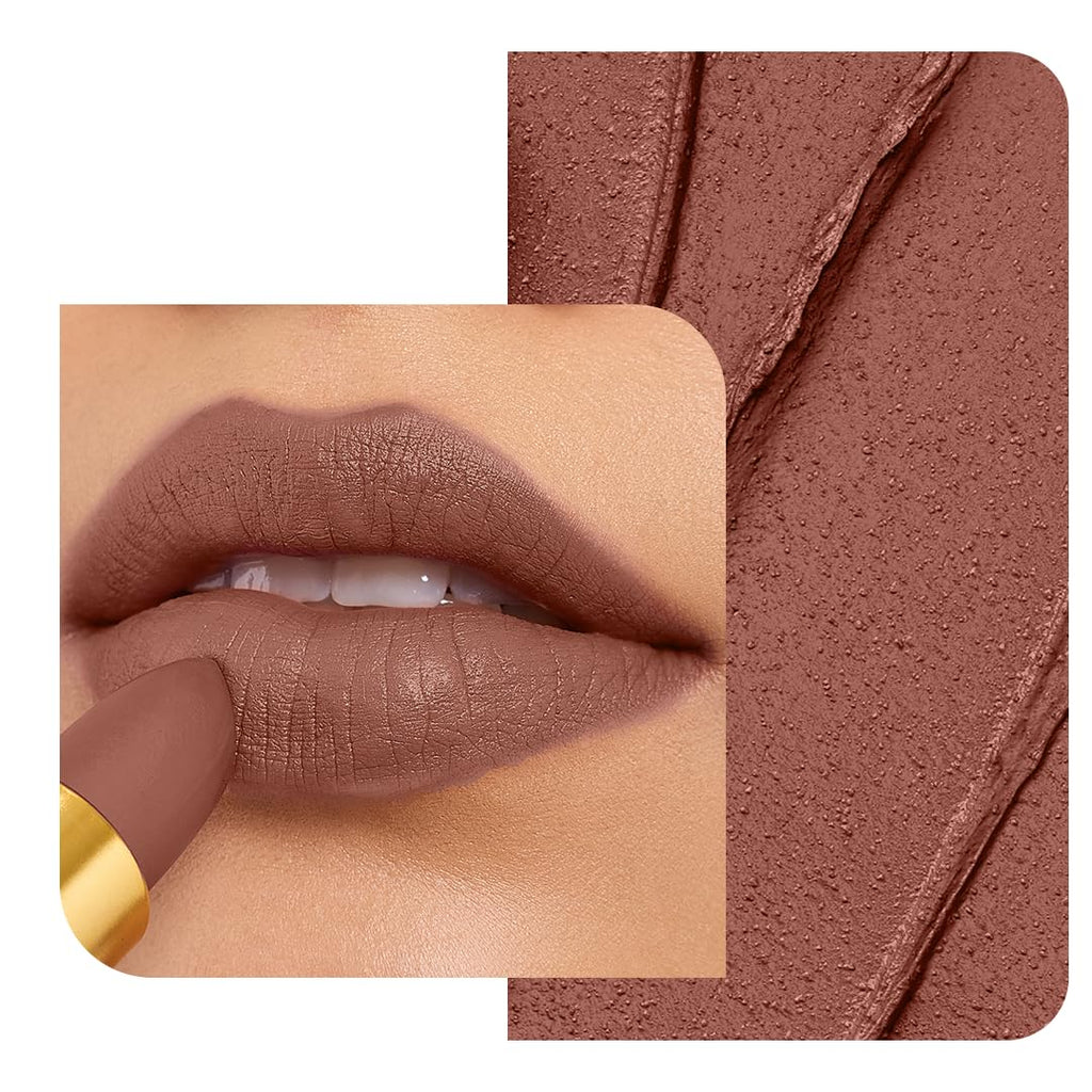 LoveChild Masaba 90s Drip Hey Sugar (Brown Sugar) Luxe-Matte Lipstick with Intense One-Swipe Color Payoff in High-Pigment HD CrÃ¨me Matte Formula, 4gm