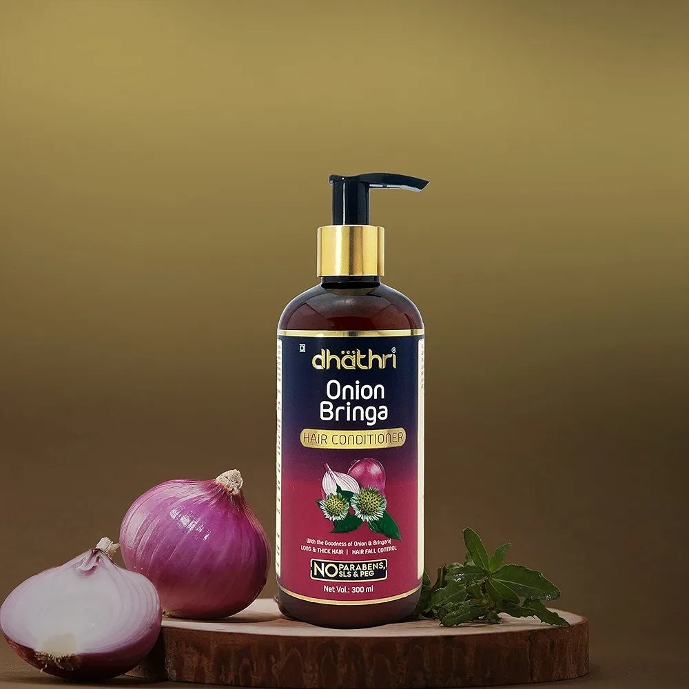 Dhathri Onion Bringa Floral Hair Conditioner For Strong And Healthy Hair - 300 ml