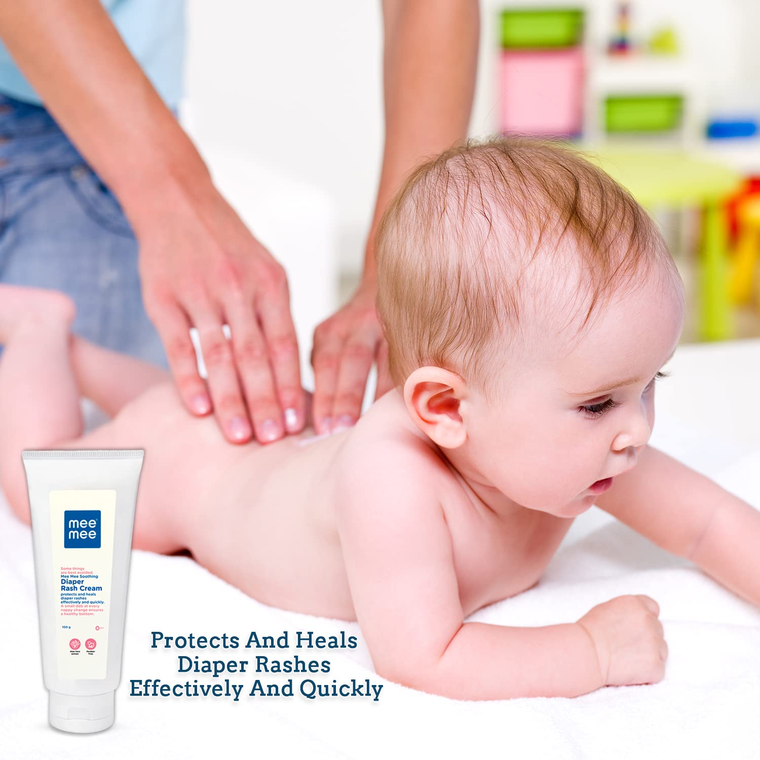 Mee Mee Baby Diaper Rash Cream - 100 gms (Pack of 2)