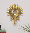 Chhariya Crafts Metal Ganesh Wall Hanging  Showpieces- 22 Cm