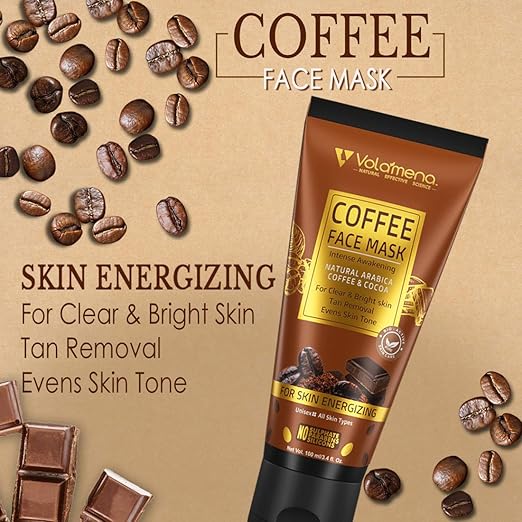 Volamena Coffee Face Pack for Energizing Skin - 100 ml