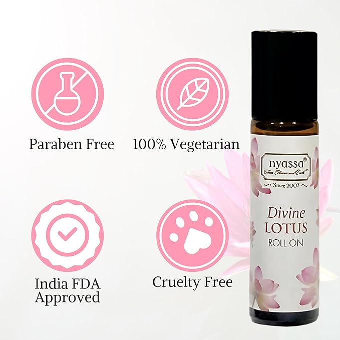 Nyassa Divine Lotus Roll on - 10 Ml