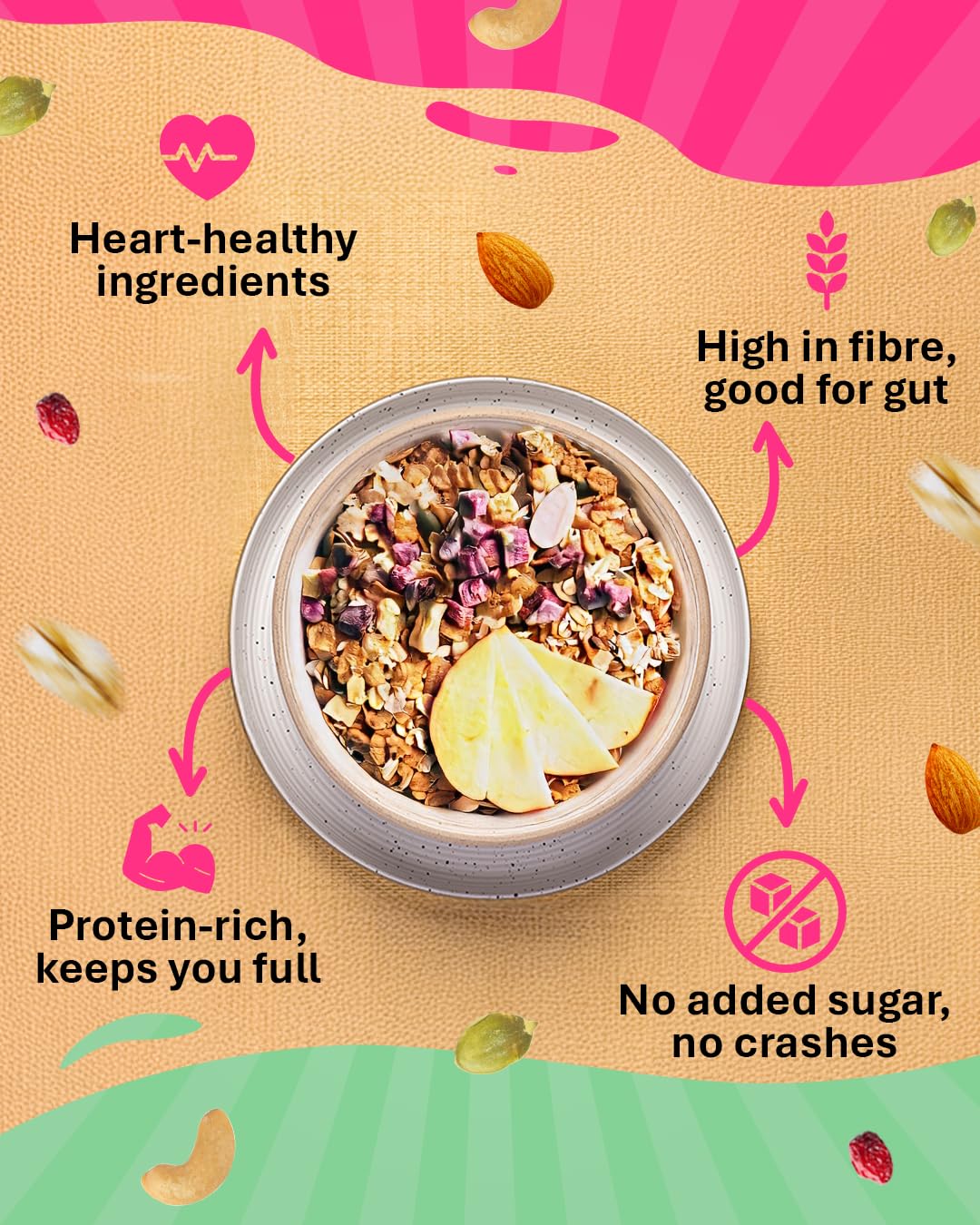 True Elements Muesli No Added Sugar 400gm