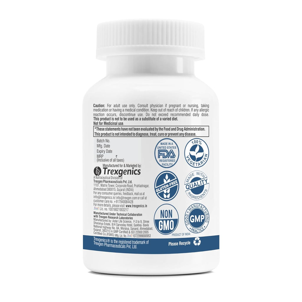 Trexgenics ALLERGYPRO 6X Natural Allergy Support with Quercetin, Rutin, Bromelain, Astragalus extract Grape seed extract 95% OPC, Stining nettle extract (60 Veg. Capsules) (Pack of 1)