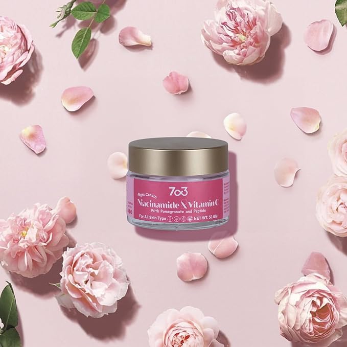 7o3 Hydrating Night Cream - Lightweight Moisturizer for Dry to Very Dry Skin - 50 Ml
