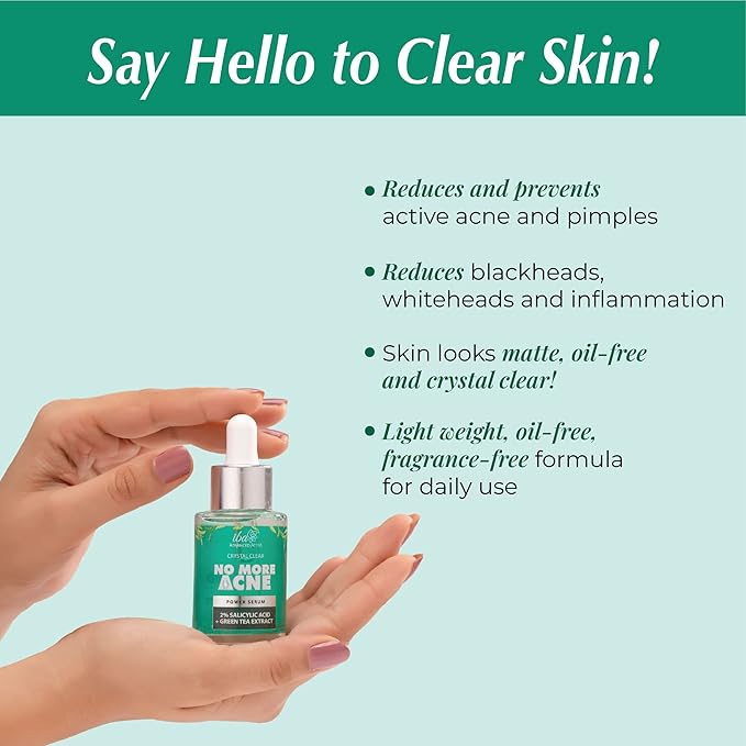 Iba Crystal Clear No More Acne 2% Salicylic Acid Power Serum - 30 Ml