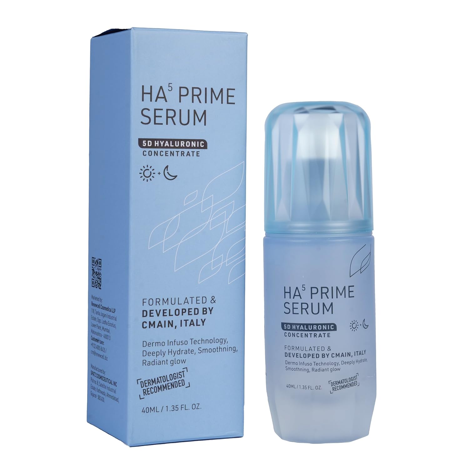 YUDERMA HAâµ Prime Serum With 5D Hyaluronic Concentrate, 40 Ml