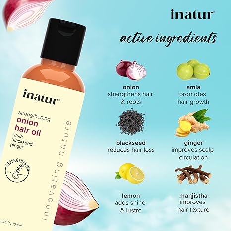 Inatur Onion Hair Oil - 100 ml