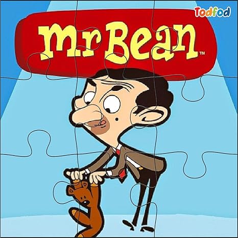 TodFod Wooden Jigsaw Puzzles Toy for Kids & Children Mr Bean 54 Pieces 6 in 1 Jigsaw Puzzles