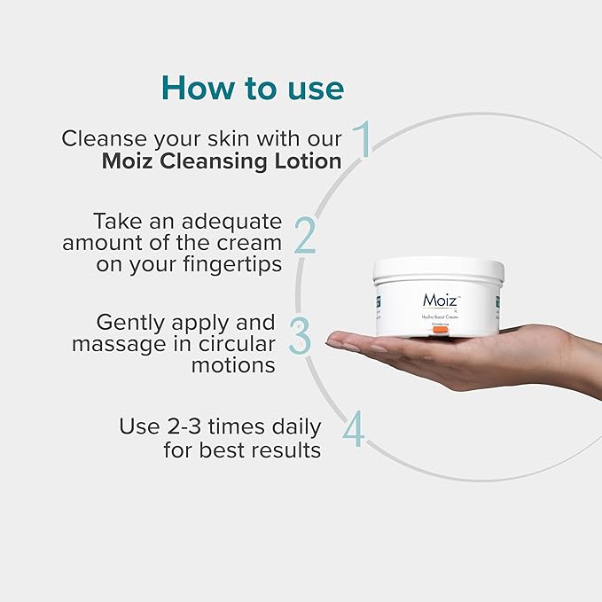 Moiz Xl Hydro Boost Face & Body Cream | Formulated With 13 Moisturizers  - 500 Gms