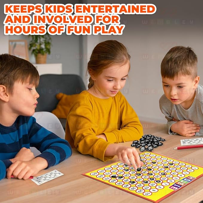 Wembley Tambola Housie Board Game for Kids Adults 198 Tickets Bingo Indoor Game