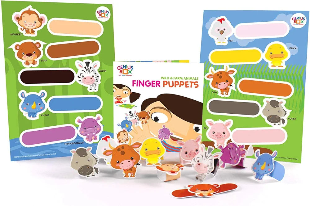 Genius Box Play some Learning Activity Kit for 3+ Year Age: Amazing Animals DIY, Educational Toy, Learning Kit, Educational Kit, STEM Toy 30 Activity Kit
