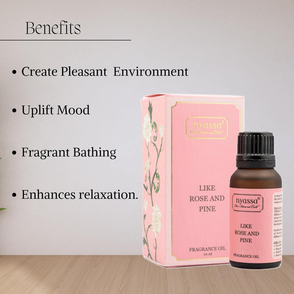 Nyassa Like Rose and Pine Fragrance Oils - 20 Ml