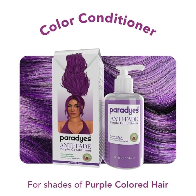Paradyes Anti Fade Purple Conditioner - 180 Ml