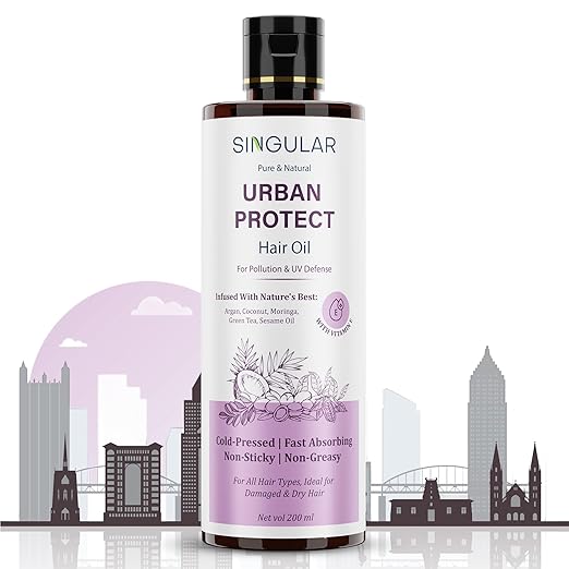 Singular Urban Protect Anti-Pollution Hair Oil - 200 ml