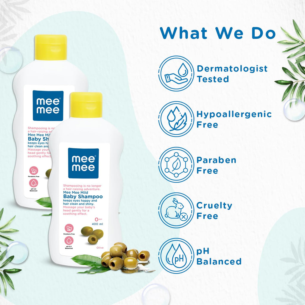 Mee Mee Gentle Baby Shampoo - 400 ml (Pack of 2)