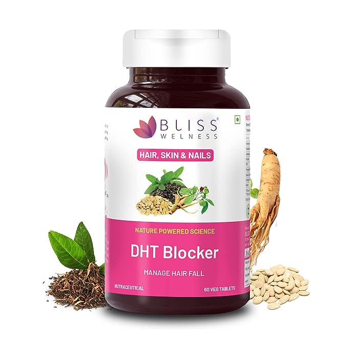 Bliss Welness DHT Blocker For Men & Women - 60 tabs