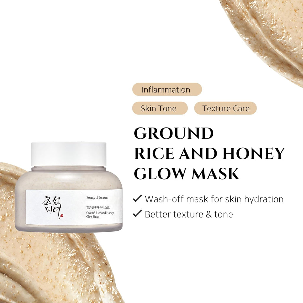 Beauty of Joseon Ground Rice and Honey Glow Mask for Pore and Sebum Care for Dry Sensitive Skin Korean Skin Care 150ml