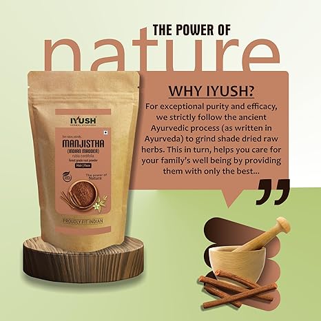 Iyush Herbal Ayurveda Manjistha Powder - 400 gms