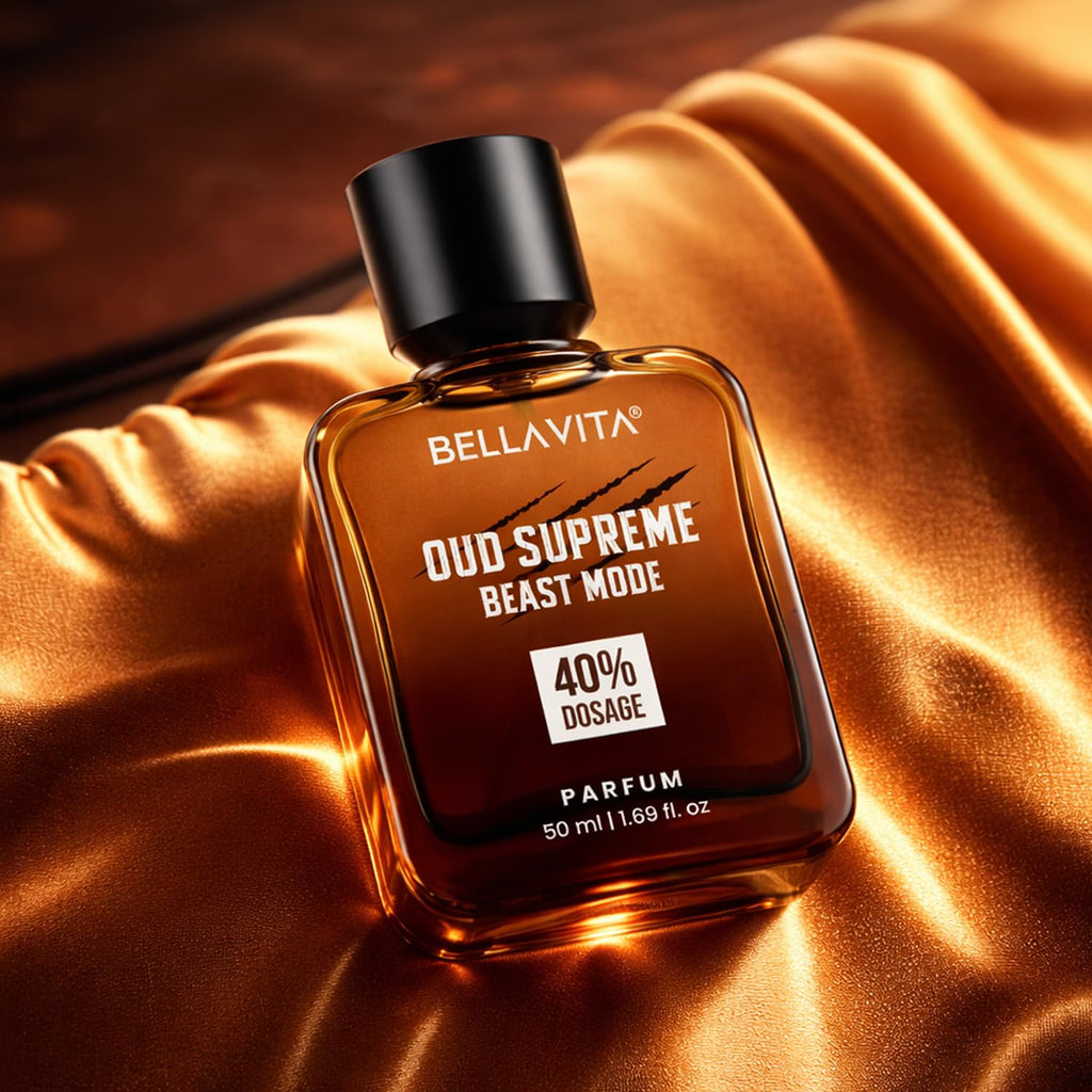 BELLAVITA Oud Supreme 50ml Parfum | Beast Mode | Perfume for Man | 40% Oil Concentration | Oud & Floral Scent | Premium Perfume for Men