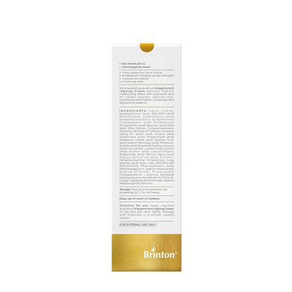 Brinton d'experts Anti Aging Cream - 30 gms