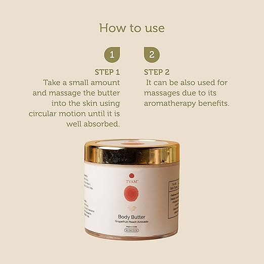 TVAM Body Butter Grapefruit Peach Avocado - 100 gms