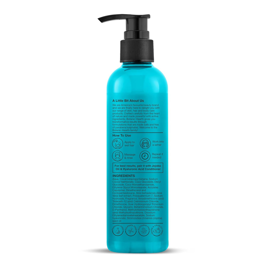 Botanic Hearth Jojoba & Hyaluronic Acid Shampoo - 245 ml
