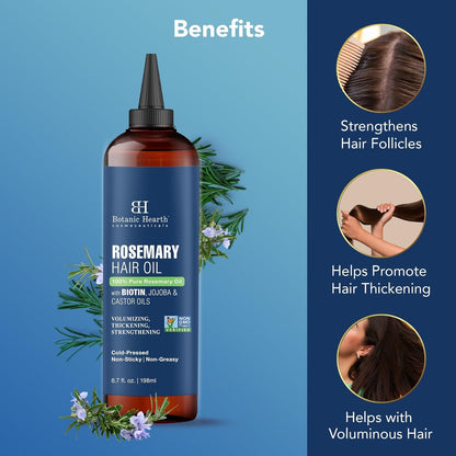 Botanic Hearth 100% Pure Rosemary Oil - 198 ml
