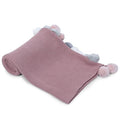 Haus & kinder Cotton Knitted Blanket for Baby All Season AC Blankets Colour Musk Rose
