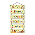Angel Infinite Animal Design Decorative Wall Hanging Wooden Art Decoration Item For Kids Room