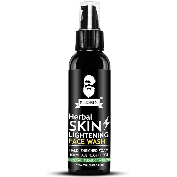 Muuchstac Herbal Skin Lightening Face Wash for Men - 100 ml