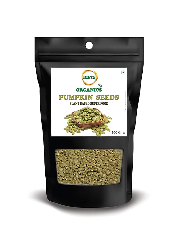Diets Organics Raw Pumpkin Seeds -100 gms