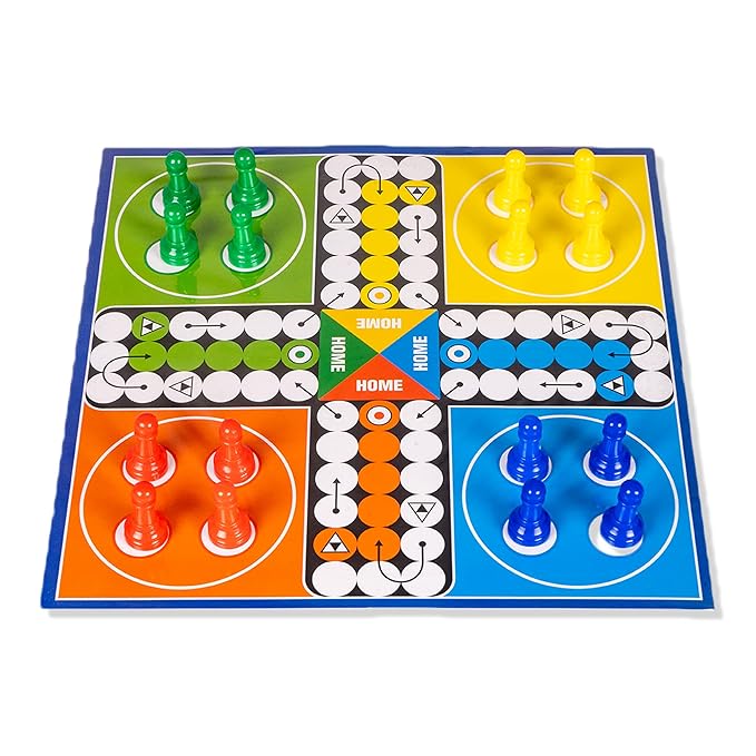 Ratna's Traditional Board Games for All Ages A Perfect Companion for Hours of Fun & Entertainment | Snakes & Ladders With Ludo