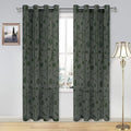 Cloth Fusion Sheer Curtain Door 7 Feet Rose-Grey