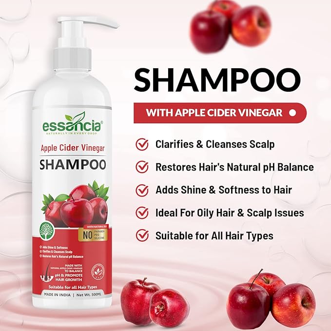 Essancia Apple Cider Vinegar Shampoo - 500 ml