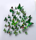 Rangoli Butterfly Wall Stick or Magnet Self Adhesive Removable PVC Design-1