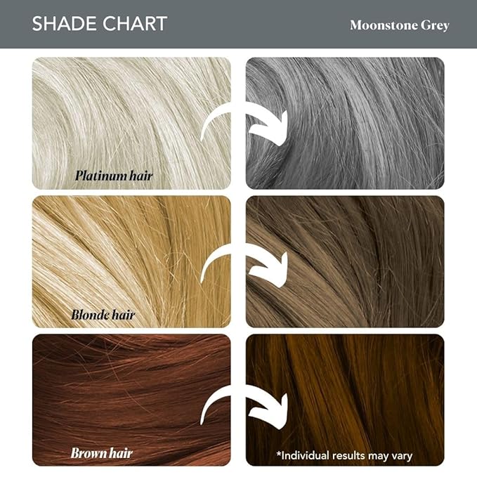 Paradyes Semi-permanent Moonstone Grey Diy Conditioner Based Hair Colour - 120 Gms