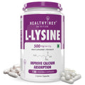 HealthyHey Nutrition L-Lysine 120 Vegetable Capsules
