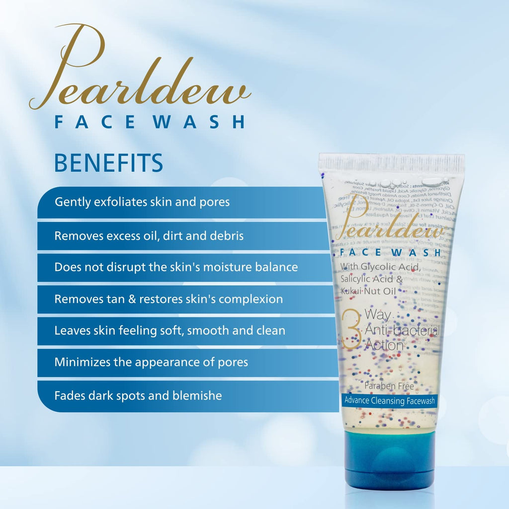 Pearldew 3 Way Antibacterial Face Wash - 100 Ml | Pack of 3