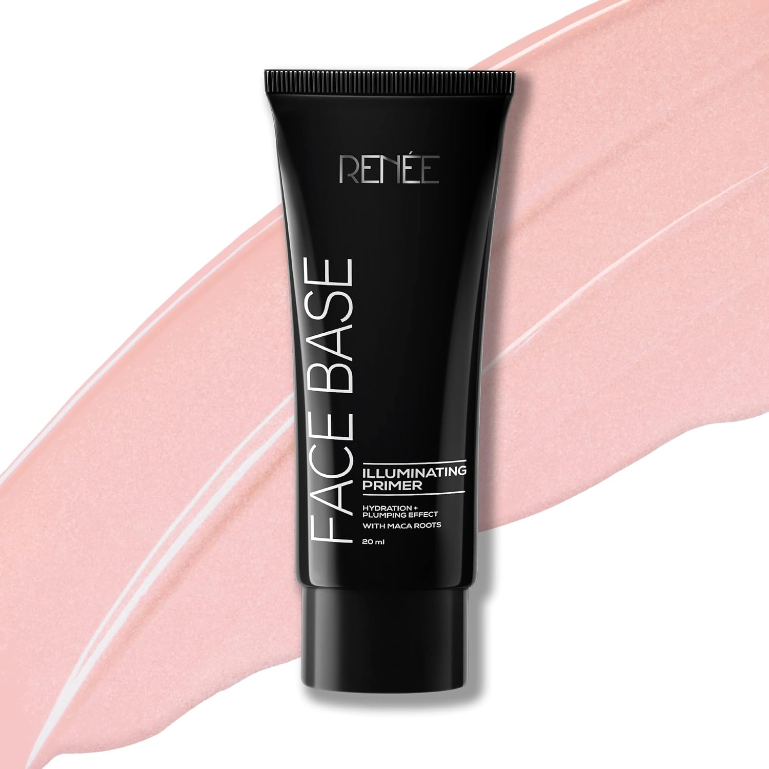 RENEE Face Base Illuminating Primer 20ml| Long Lasting & Highly Moisturizing Formula| Easy to Blend| Enriched with Maca Root| For All Skin Types