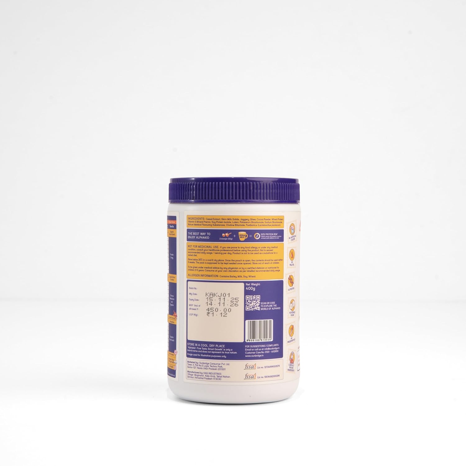 Alphakid Pro Milk Mix 400 gm
